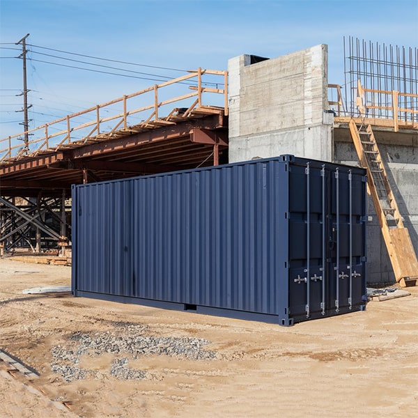 we offer short-term rental options for construction site storage containers